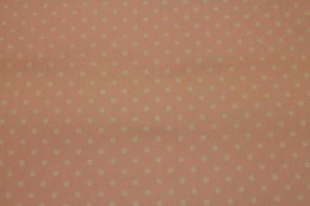 水玉、ドット柄　ピンク色  c22-37　オックス布