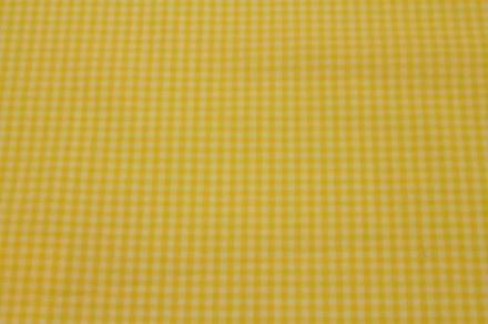 ブロード布 ギンガムチェック 黄色 110巾 手芸用品通販のアイリー大野店