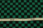 和調　シンプル　市松模様柄　 緑×黒色　 マス目の大きさ直径約1.5㎝　