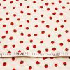 キルティング いちご柄 いちごがいっぱい 白色×赤色いちご Q-346