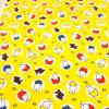 キャラクター生地 ミッフィー 水玉 黄色 c22-122