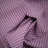 ギンガムチェック　チェック柄　紫色 gi-221　110巾