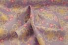 和調　和柄　桜柄　 薄い紫色　　エンボス布  w22-13