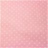 ラミネート布　水玉、ドット柄　 薄いピンク色　Rー128　