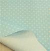 ラミネート布　水玉、ドット柄　水色　Rー130