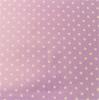 ラミネート布　水玉、ドット柄　薄い紫色　Rー131