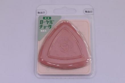 ローヤル　三角チョーク　ピンク(硬質・職業用)