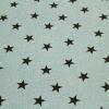 ラミネート布　カッコいい デニム調 星 くすみ ブルー系 R-332　　　 つやなし