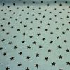 ラミネート布　カッコいい デニム調 星 くすみ ブルー系 R-332　　　 つやなし