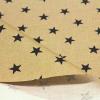 ラミネート布　カッコいい デニム調 星 くすみ ベージュ R-333　　　 つやなし