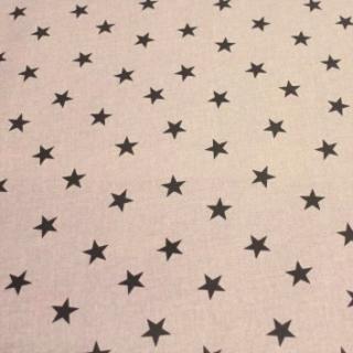 ラミネート布　カッコいい デニム調 星 くすみ グレイみの紫色 R-256　 つやなし