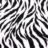 キルティング　ゼブラ柄 ゼブラ かっこいい 白×黒 Q-342　
