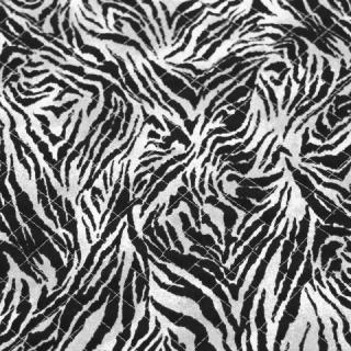 キルティング　ゼブラ柄 かっこいい グレーぼかし×黒 Q-343　